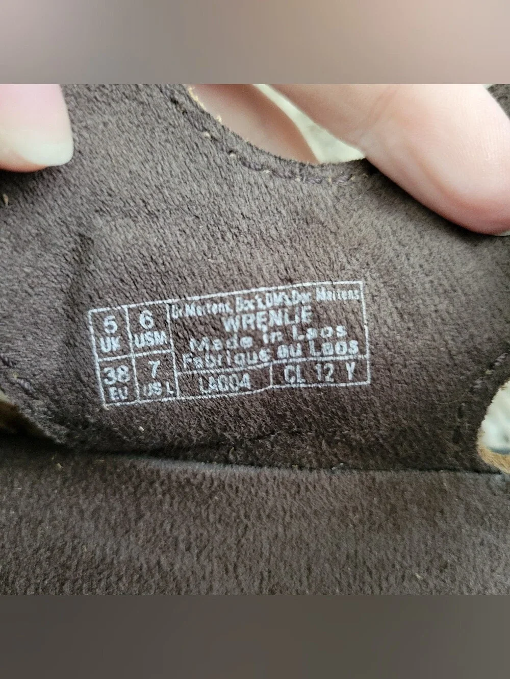 Dr. Martens Wrenlie Bronx Suede Leather Fisherman Sandals Shoes Tan M 6 / W 7